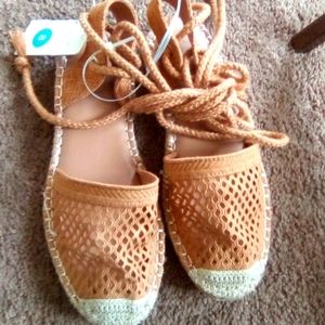 A new day lace up sandals